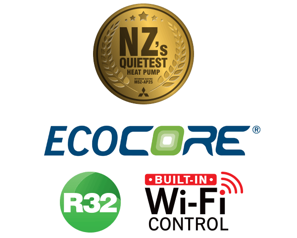 ecocore wifi logos - Rodney Heat Pumps
