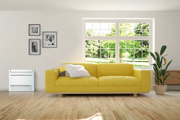 kj yellow couch cmyk - Rodney Heat Pumps